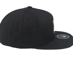 Logo Crown Black Snapback - Bearded Man