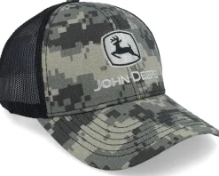 Logo Digital Camo/Black Trucker - John Deere