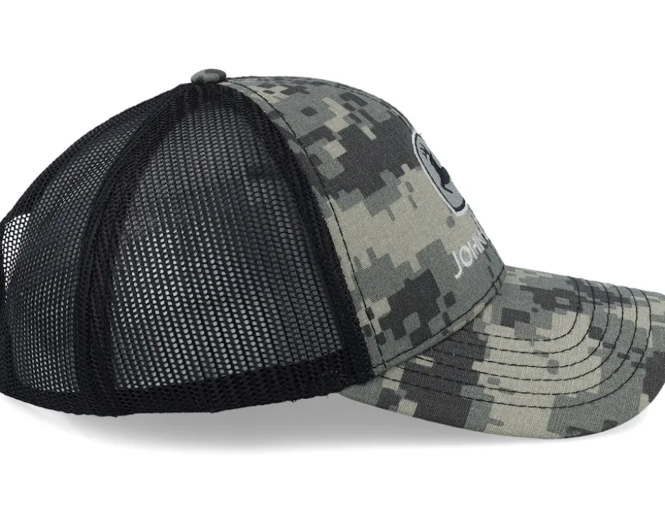 Logo Digital Camo/Black Trucker - John Deere