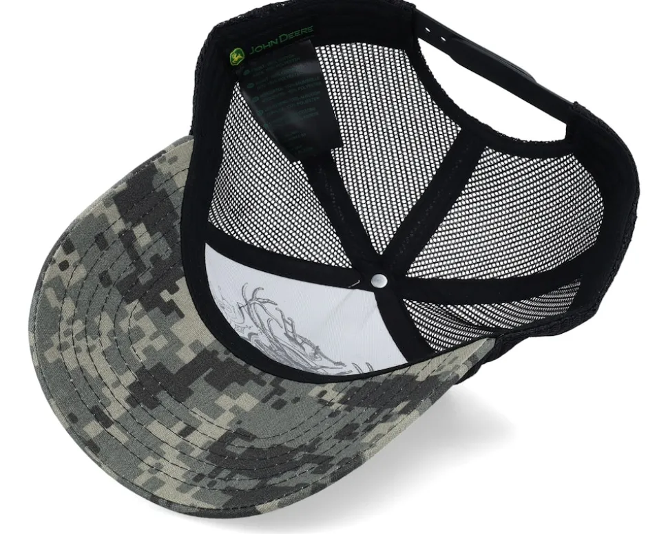 Logo Digital Camo/Black Trucker - John Deere