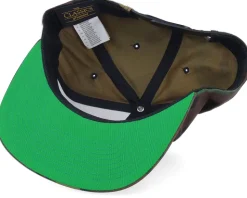 Logo Green Camo Snapback - Bearded Man