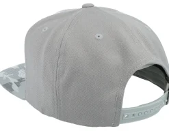 Logo Grey Camo Snapback - Bearded Man