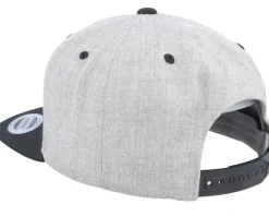 Logo Grey/Black Snapback - GUNS n SKULLS