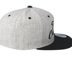 Logo Heather Grey/Black Snapback - Tattoo Collective