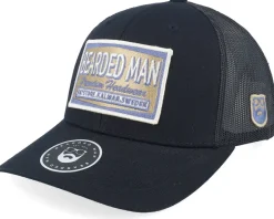 Logo Khaki/Navy Black Trucker - Bearded Man