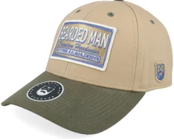 Logo Khaki/Navy Khaki/Olive Adjustable - Bearded Man