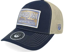 Logo Khaki/Navy Navy/Khaki Trucker - Bearded Man