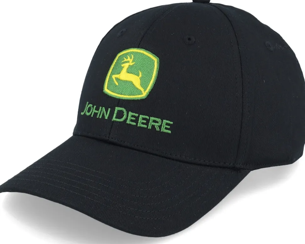 Logo Nrlad Cap Black Adjustable - John Deere