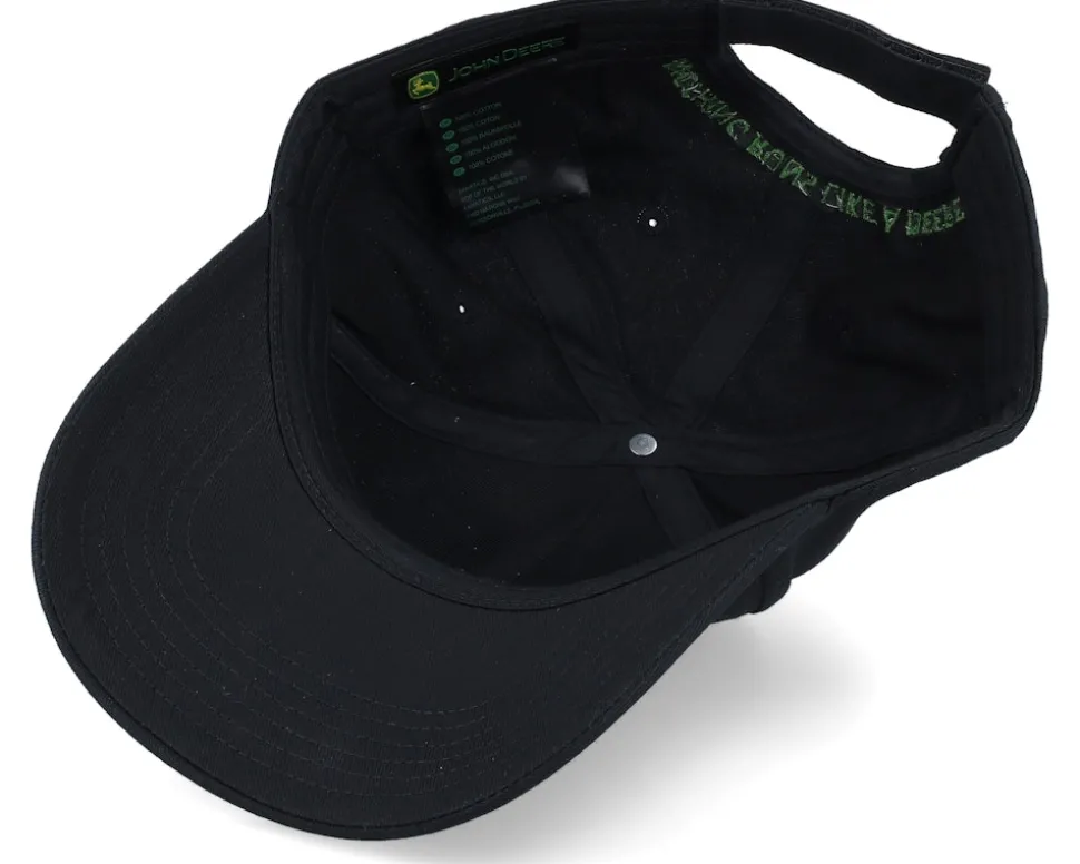 Logo Nrlad Cap Black Adjustable - John Deere