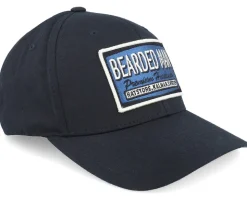 Logo Off White/Blue Black Flexfit - Bearded Man