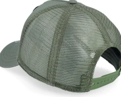 Logo Patch Olive Trucker - Bearded Man