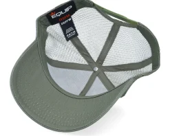 Logo Patch Olive Trucker - Bearded Man