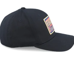 Logo Patch Red/Blue Black Flexfit - Bearded Man