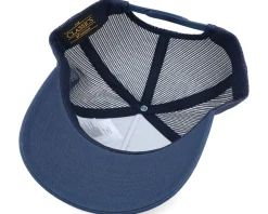 Logo Patch Red/Blue Navy A-frame Trucker - Bearded Man