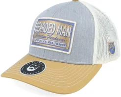 Logo Patch Red/Blue Navy A-frame Trucker - Bearded Man