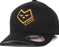 Logo Two Black/Gold Flexfit - Iconic
