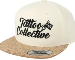Logo White/Cork Snapback - Tattoo Collective