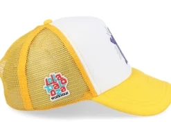 Lollapalooza Stockholm Robo Dance Foam Yellow/white Trucker - Hatstore