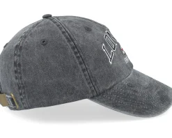 London England Washed Black Dad Cap - Iconic