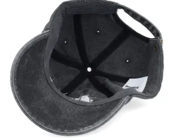 London England Washed Black Dad Cap - Iconic