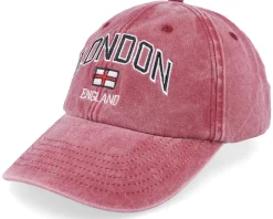 London England Washed Black Dad Cap - Iconic