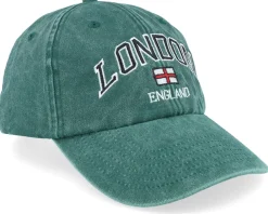 London England Washed Green Dad Cap - Iconic