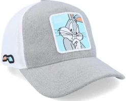 Looney Tunes Bugs Bunny 4 White/Grey Trucker - Capslab