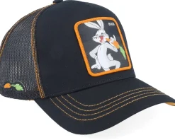 Looney Tunes Bugs Bunny Black Trucker - Capslab