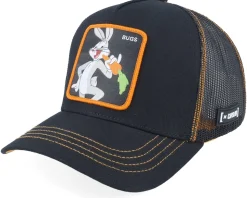 Looney Tunes Bugs Bunny Black Trucker - Capslab