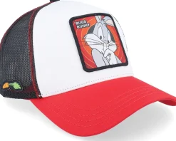 Looney Tunes Bugs Bunny Black/White/Red A-Frame Trucker - Capslab