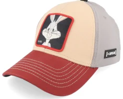 Looney Tunes Bugs Bunny Beige/Red/Grey Adjustable - Capslab