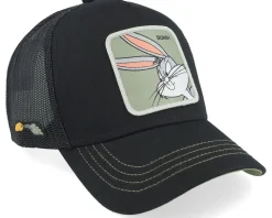 Looney Tunes Bugs Bunny Black/Black Trucker - Capslab