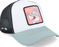 Looney Tunes Bugs Bunny Black/White/Light Blue Trucker - Capslab