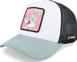 Looney Tunes Bugs Bunny Black/White/Light Blue Trucker - Capslab