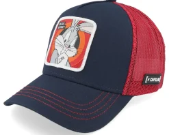 Looney Tunes Bugs Bunny Black/Red Trucker - Capslab