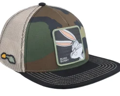 Looney Tunes Bugs Bunny Camouflage/Black Trucker - Capslab