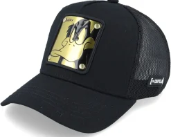 Looney Tunes Daffy Duck Black Trucker - Capslab