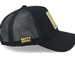 Looney Tunes Daffy Duck Black Trucker - Capslab