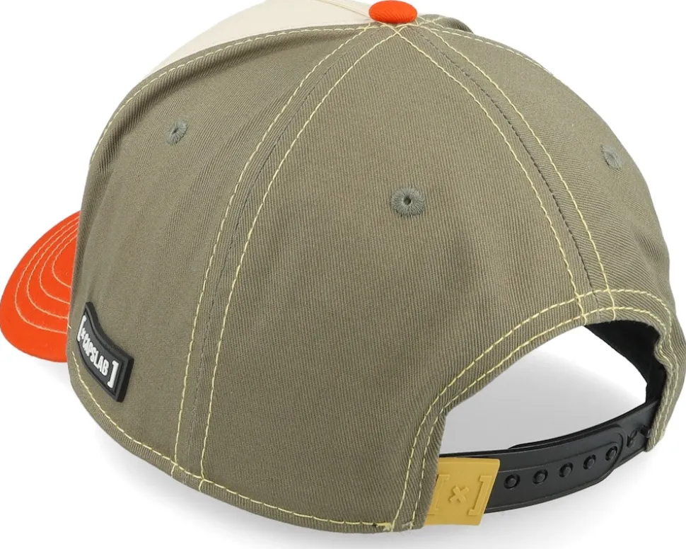 Looney Tunes Daffy Duck Grey/Beige/Red A-Frame Trucker - Capslab