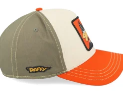 Looney Tunes Daffy Duck Grey/Beige/Red A-Frame Trucker - Capslab