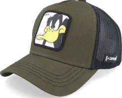 Looney Tunes Daffy Duck Olive/Olive/Black Trucker - Capslab