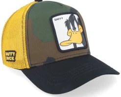 Looney Tunes Daffy Duck Olive/Olive/Black Trucker - Capslab