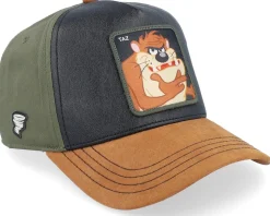 Looney Tunes Taz Dark Green/Black/Brown Premium A-Frame Adjustable - Capslab