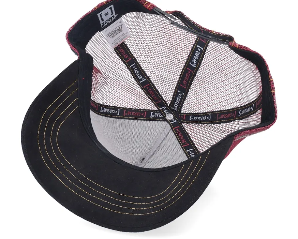 Looney Tunes Thats All Folks! Black/Maroon Trucker - Capslab