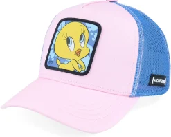 Looney Tunes Tweety Pink/Pink/Blue Trucker - Capslab