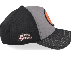 Looney Tunes Vintage Bugs Bunny Black/Grey Premium A-Frame Trucker - Capslab