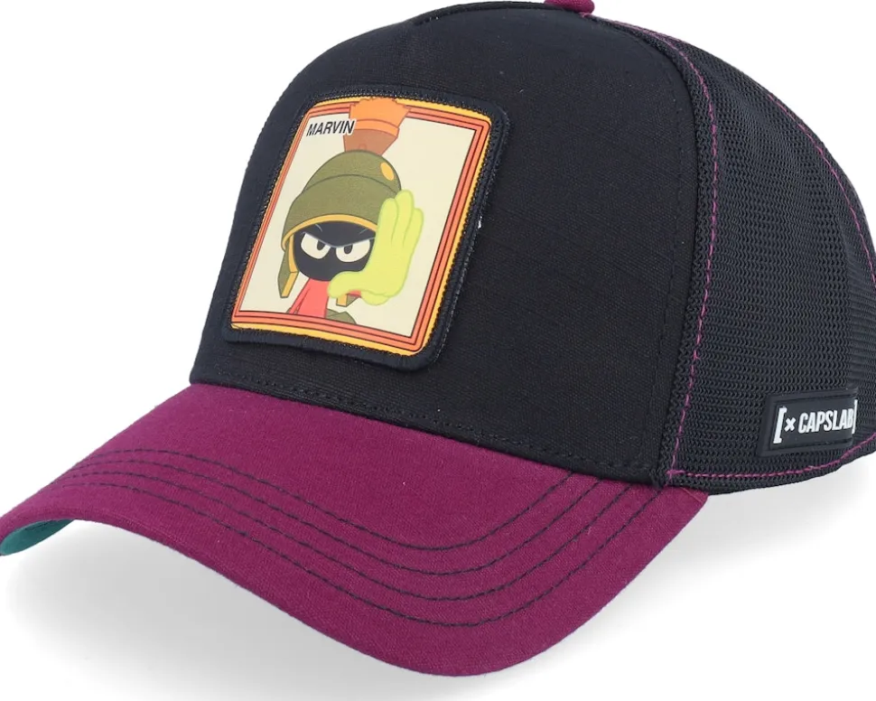 Looney Tunes Vintage Marvin Black/Burgundy - Capslab