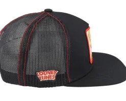 Looney Tunes Wile E Coyote Black Trucker - Capslab