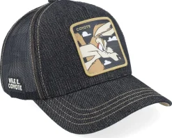 Looney Tunes Wile E Coyote Black Trucker - Capslab