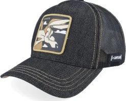 Looney Tunes Wile E Coyote Black Trucker - Capslab
